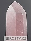 rose quartz, point